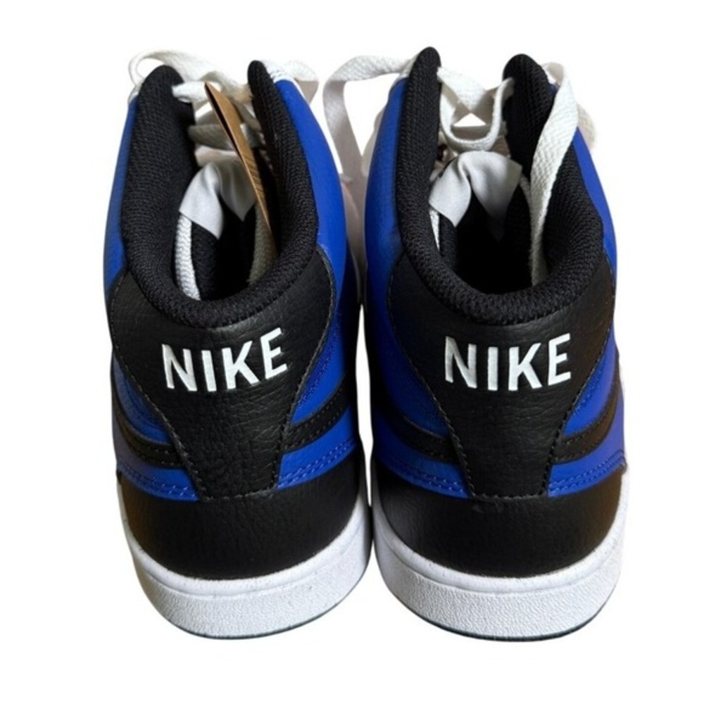 NEW Nike Court Vision Mid NN Mens 9 Sneakers Game Royal Black White‎ FQ8740-480 - Picture 11 of 14